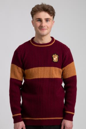 OFFICIAL WARNER BROS. HARRY POTTER GRYFFINDOR QUIDDITCH SWEATER